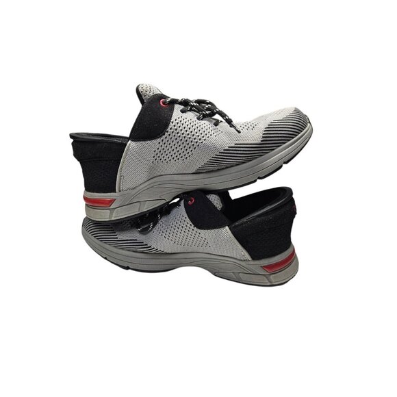Zeba Hands Free Slip On Sneakers Athletic Shoes Men's 10 X-Wide Gray Black Mesh - Picture 9 of 10